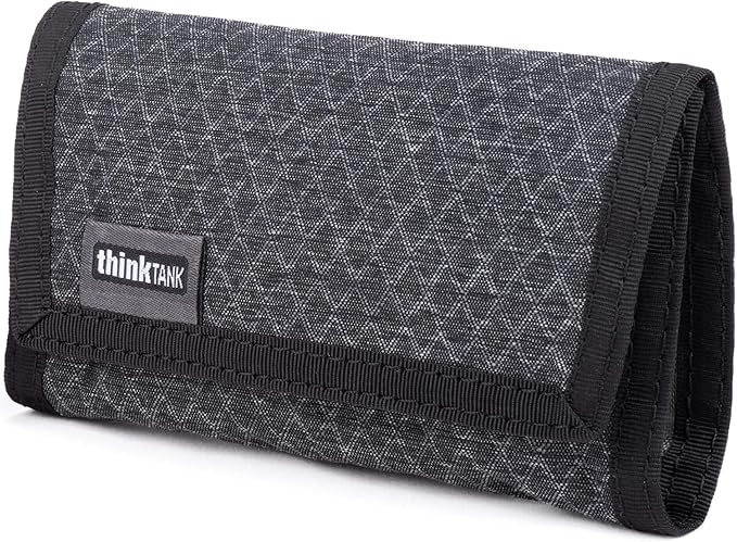 Think Tank Memory Card and Battery Wallet, Holds 2 CF or 4 SD Memory Cards (Black Slate)