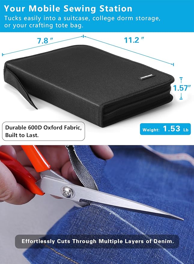 Large Sewing Kit for Adults: YUANHANG Newly Upgraded 251 Pcs Premium Sewing Supplies Set - Complete Sew Kit of Needle and Thread for Beginners - Travel Emergency - Basic Home Hand Sewing Repair Kits