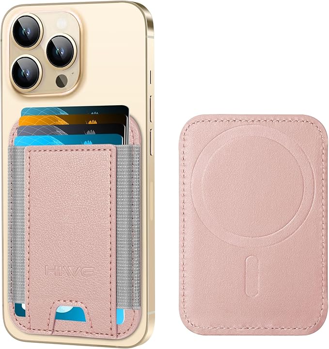 HiWe for MagSafe Wallet: 7-Card Holder, RFID Blocking, Strong Magnet for iPhone 12-17 Series, Slim, 1 Slot