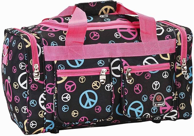 Rockland 19" Polyester Duffel Bag, Peace