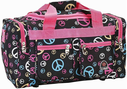 Rockland 19" Polyester Duffel Bag, Peace