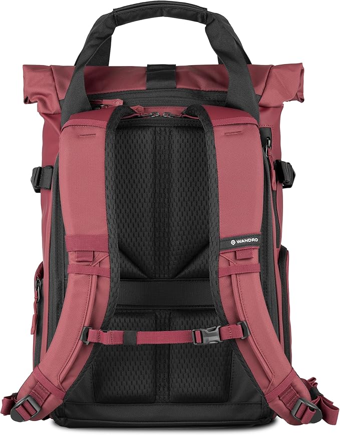 WANDRD PRVKE Rolltop 21L V4 Camera Backpack – Expandable Weatherproof Travel Bag with Laptop Sleeve and Clamshell Opening