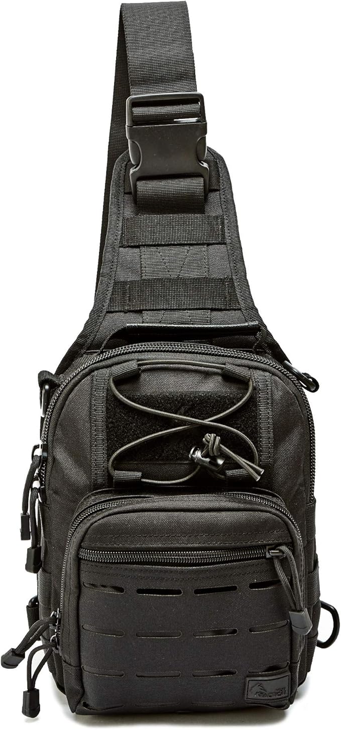 WOLF TACTICAL EDC Sling Bag - Concealed Carry Shoulder Bag for Range, Travel, Hiking, Outdoor Sports