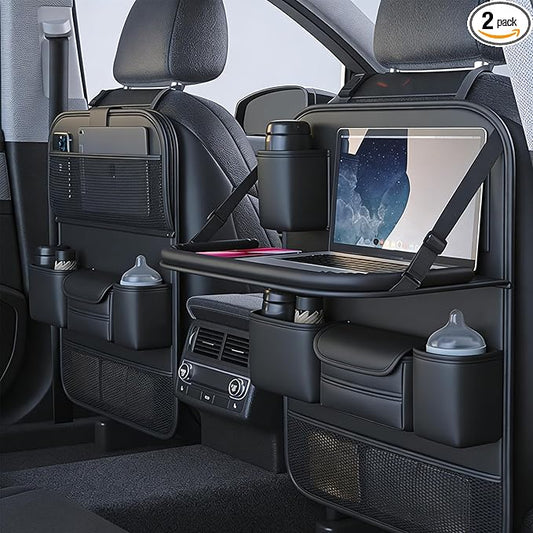 2 Pack - Back Seat Car Organizer, Car Organizerr, Back Seat Organizer, Seat Organizer, Car Organizer and Storage Box, Back of Seat Car Organizer, Seat Back Organizer.