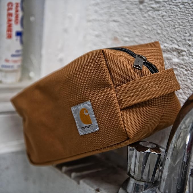 Carhartt Durable Travel Kit, Organize Essentials W/the Water Resistance Toiletry Bag, Black