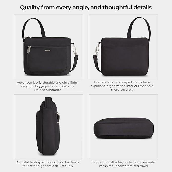 Travelon Anti-Theft Classic Small East/West Crossbody