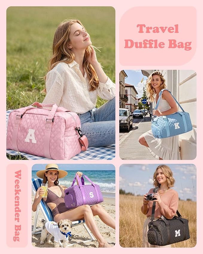 Elilier Girls Graduation Gifts, Kids Travel Duffel Bag, Graduation Gift Ideas, Overnight Bags Sleepover bag