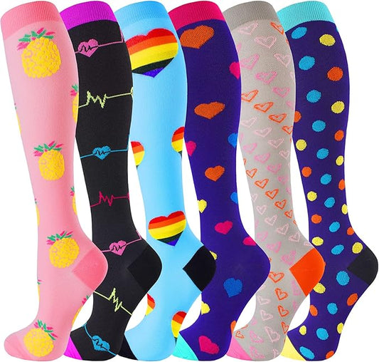 bropite Compression Socks for Women & Men Circulation-Support Knee High Socks 20-30 mmhg-Best for Running,Medical,Nurse,Travel