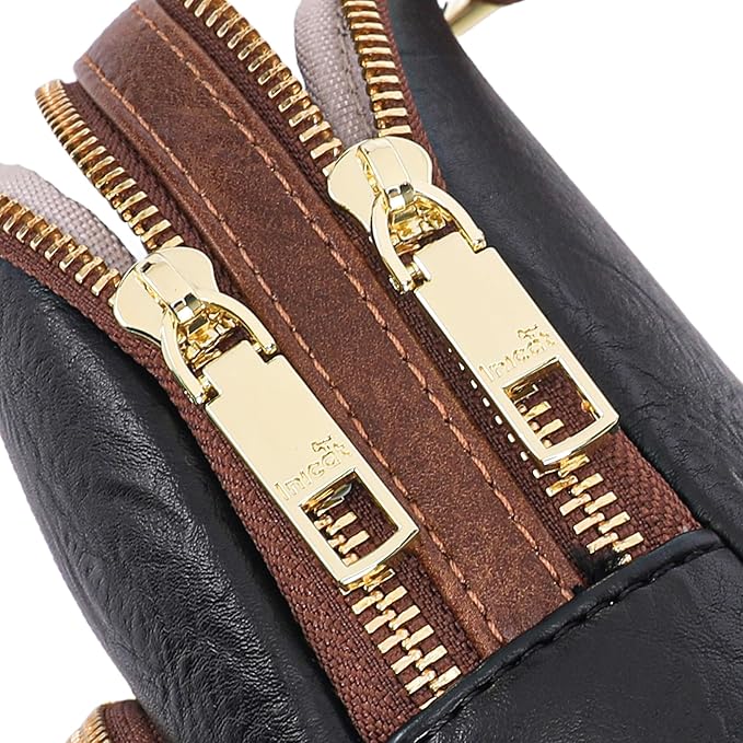 INICAT RFID Blocking Sling Bag, Anti Theft Crossbody Bag for Women Compact Travel Purses Leather