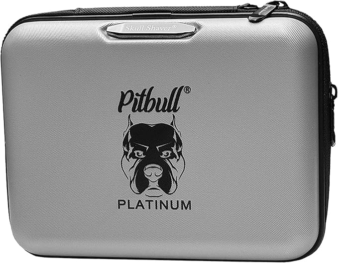 Skull Shaver Deluxe travel case; Spacious and sturdy; best accessory for travel (silver)