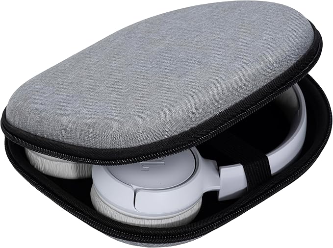 Ginsco Headphone Case Compatible with JBL Tune 510BT/520BT/500BT with Sony WH-CH520/510, Ultra-Slim Hard Shell Headphone Case for On Ear Headphones (Gray)