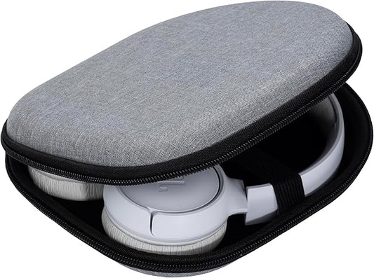 Ginsco Headphone Case Compatible with JBL Tune 510BT/520BT/500BT with Sony WH-CH520/510, Ultra-Slim Hard Shell Headphone Case for On Ear Headphones (Gray)