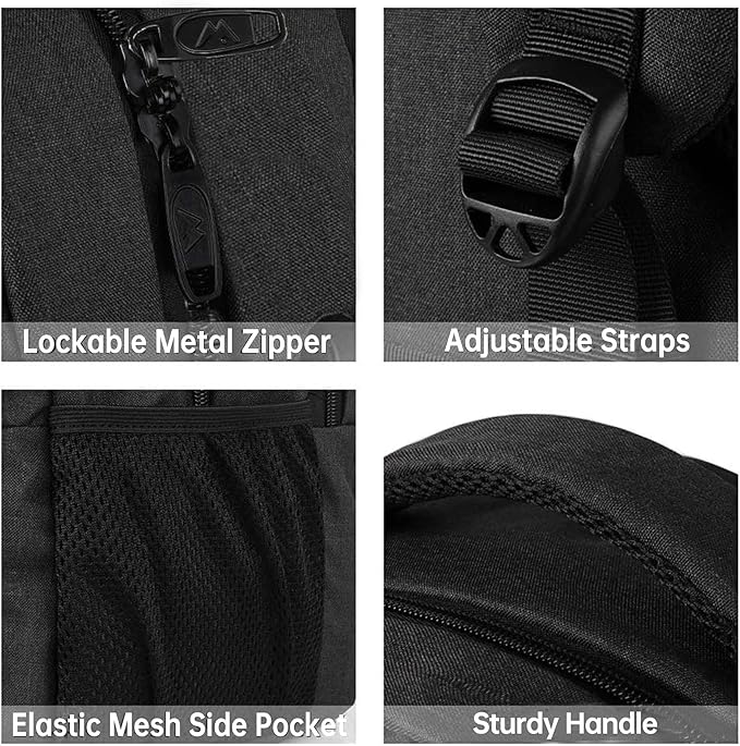 Large Travel Laptop Backpack, Business Anti Theft Slim Sturdy18Inch Laptop Backpack