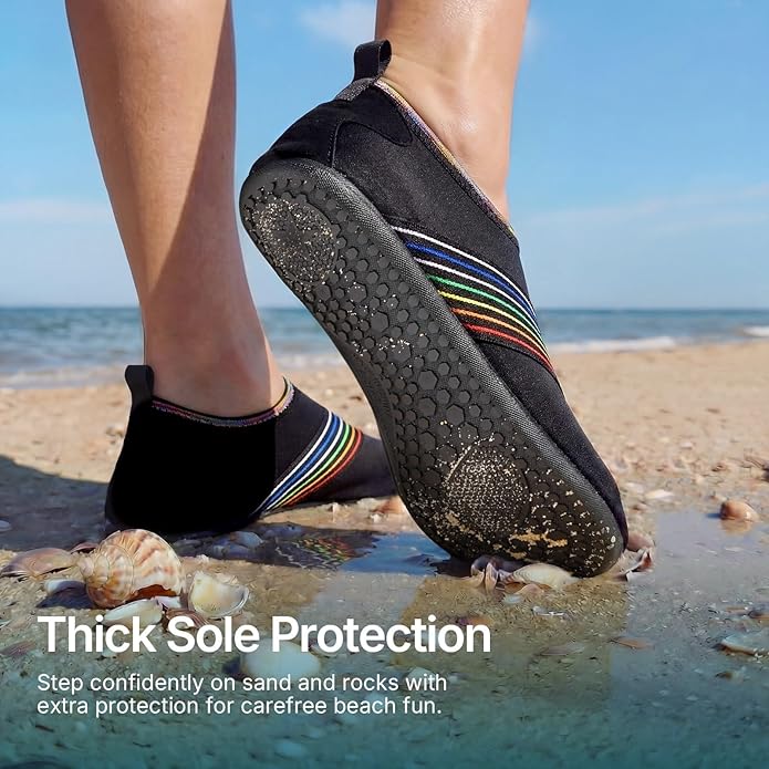 Water Shoes for Women Men Quick-Dry Aqua Socks Swim Beach Outfits Barefoot Yoga Exercise Wear Sport Accessories Pool Camping Must Haves River Hiking Adult Youth Size