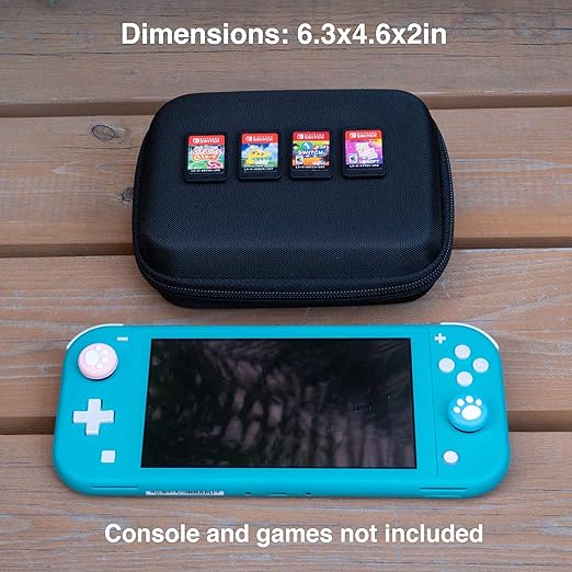 ButterFox 64 Switch Game Case for Nintendo Switch, Switch Game Card Storage Holder or SD Memory Card Case (64 Black)