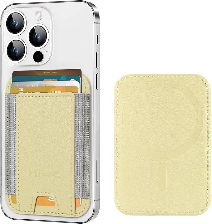 HiWe for MagSafe Wallet: 7-Card Holder, RFID Blocking, Strong Magnet for iPhone 12-17 Series, Slim, 1 Slot