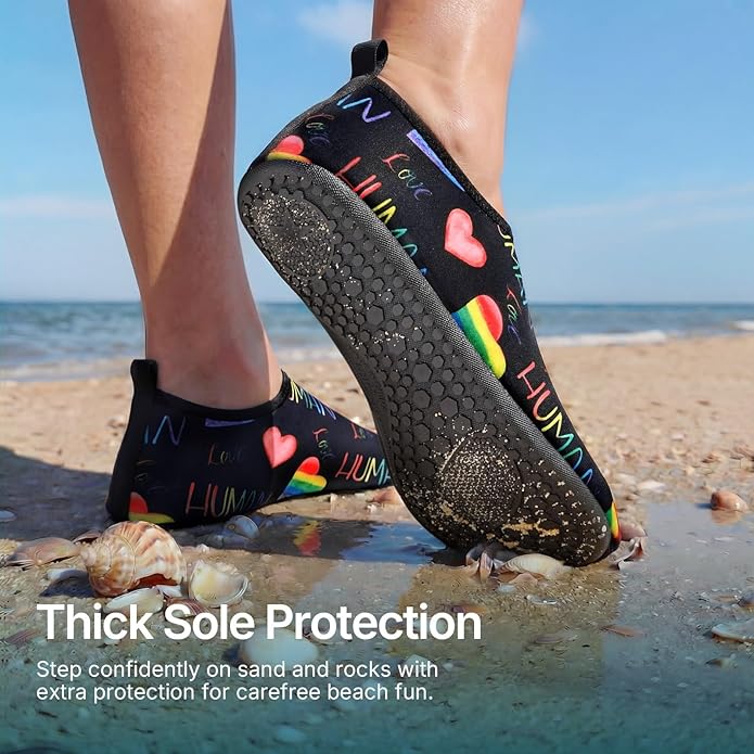 Water Shoes for Women Men Quick-Dry Aqua Socks Swim Beach Outfits Barefoot Yoga Exercise Wear Sport Accessories Pool Camping Must Haves River Hiking Adult Youth Size