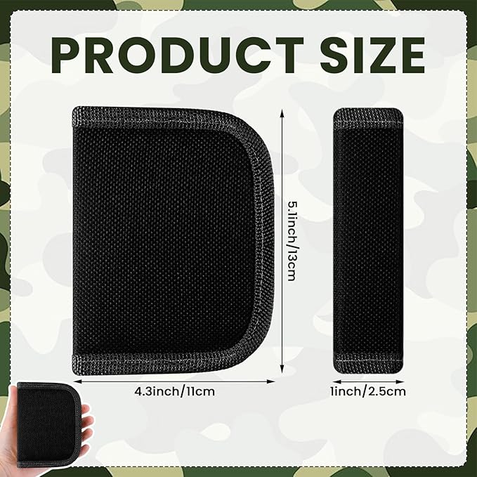 Suncalla Military Survival Sewing Kit Tactical with Buttons Durable Nylon Portable Small Sewing Kit for Men Women Complete Thread Needle Repair Tools for Travel Field Emergency(Black,1)
