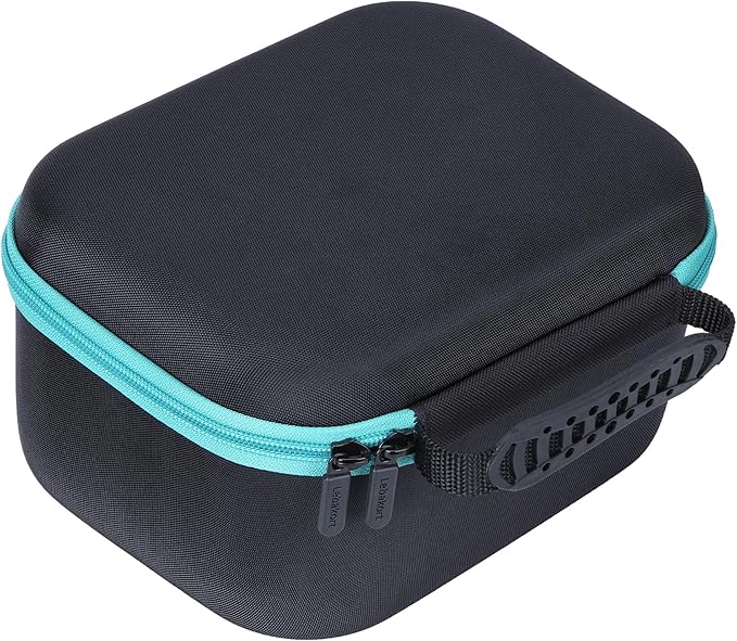 Lebakort Storage Case Compatible with Walkers Razor Slim/Howard Leight Honeywell Impact Sport/PROHEAR 066 030 Electronic Shooting Earmuffs Hearing Protection Muffs (Black + Teal Case)