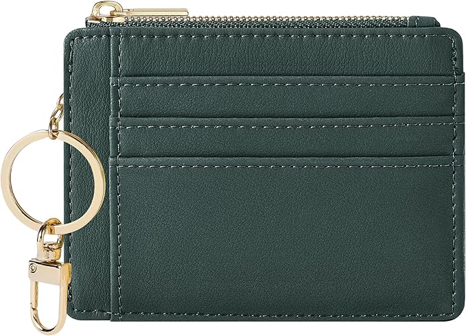 Sodsay Card Case Slim Front Pocket Wallet for Women Credit Card Holder with Keychain | Slim, Credit Card Holder, Front Pocket, with Keychain | Slim