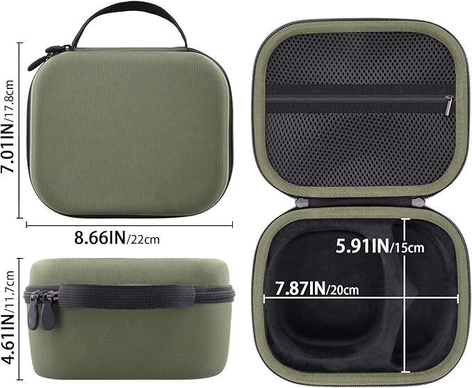 Storage Case Compatible with Walkers Razor Slim/Howard Leight Honeywell Impact Sport Electronic Ear Protection Muffs
