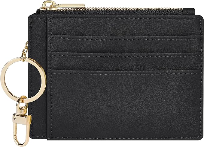 Sodsay Card Case Slim Front Pocket Wallet for Women Credit Card Holder with Keychain | Slim, Credit Card Holder, Front Pocket, with Keychain | Slim