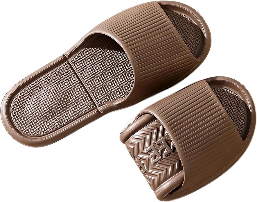 Shower Shoes Travel Foldable Portable Non Slip Slippers for Hotel Guests Swimming Spa Unisex Men Women Lightweight EVA Bathroom Slides Quick Drying Water Resistant Footwear