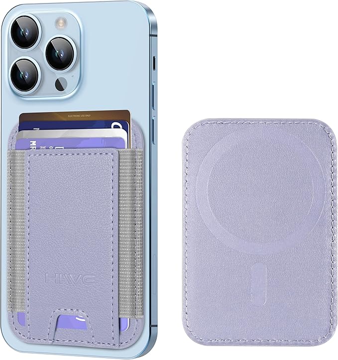 HiWe for MagSafe Wallet: 7-Card Holder, RFID Blocking, Strong Magnet for iPhone 12-17 Series, Slim, 1 Slot