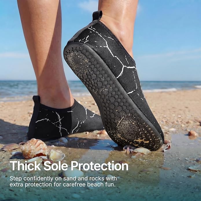 Water Shoes for Women Men Quick-Dry Aqua Socks Swim Beach Outfits Barefoot Yoga Exercise Wear Sport Accessories Pool Camping Must Haves River Hiking Adult Youth Size