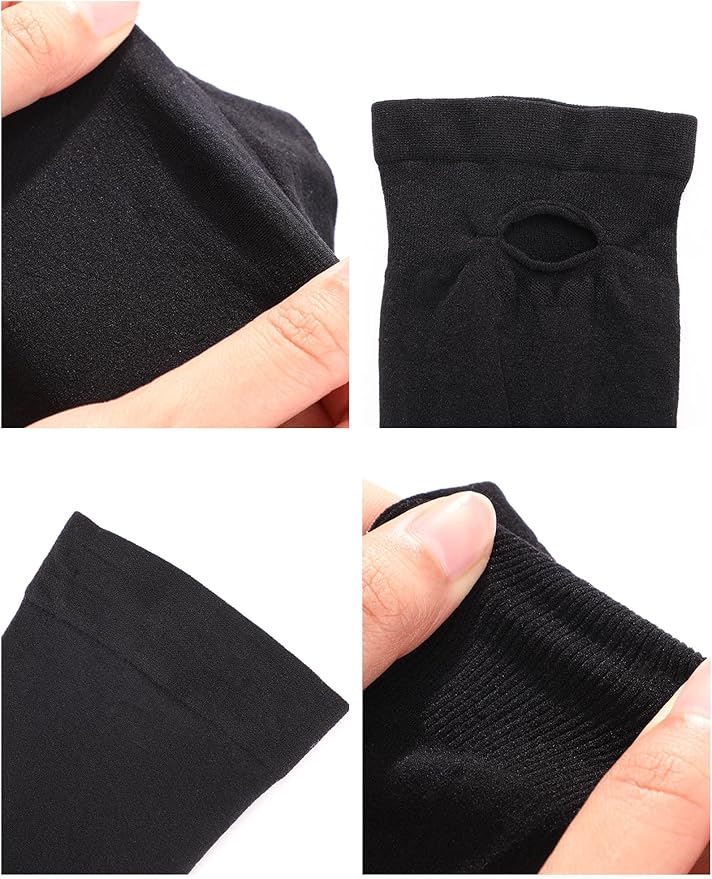 Boao 10 Pairs UV Arm Sleeve for Men Women Cooling Tattoo Cover up Compression Sun Protection Sleeves for Outdoor Activities