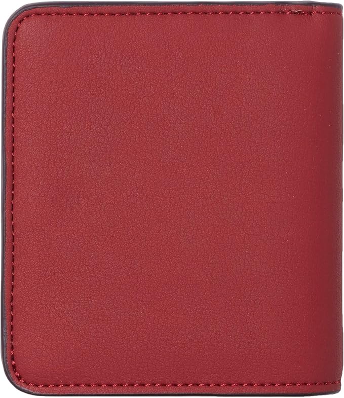Toughergun Women’s Small Slim Leather Wallet with RFID Protection, Compact Bifold Mini Purse with Clear ID Window