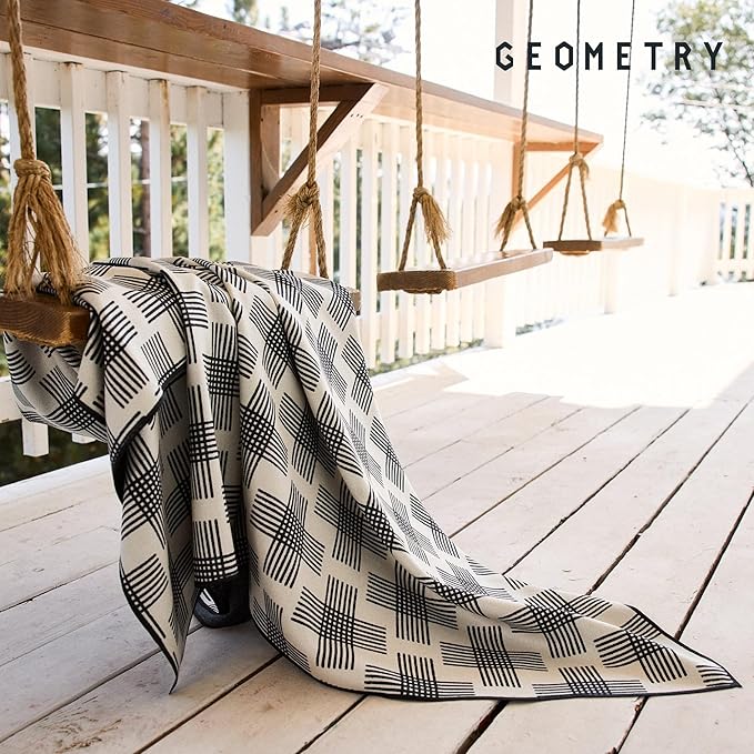 GEOMETRY Micro-Loop Beach Towel – Spring & Summer Collection – Quick-Dry, Sand-Resistant, Ultra-Absorbent Compact Towel for Beach & Travel (Earth and Sea)