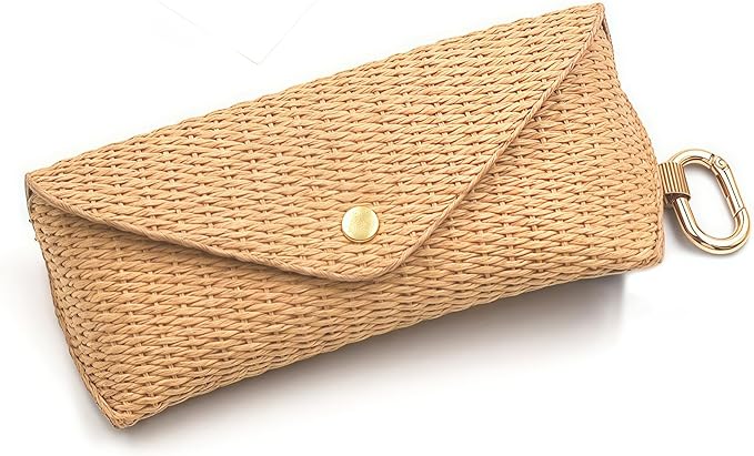 eyeglasses bag Soft Glasses bag, Portable Squeeze Top Sunglasses Case Travel for Women Girls