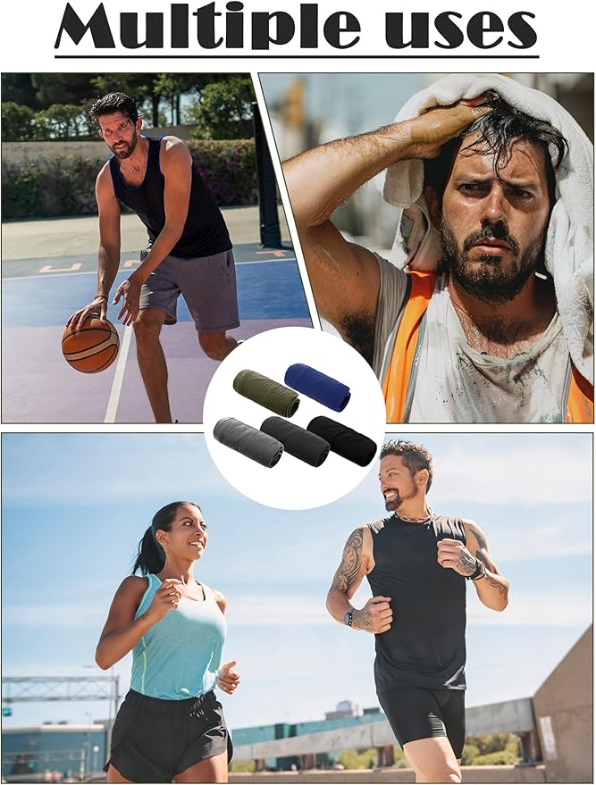 Boao 10 Pairs UV Arm Sleeve for Men Women Cooling Tattoo Cover up Compression Sun Protection Sleeves for Outdoor Activities