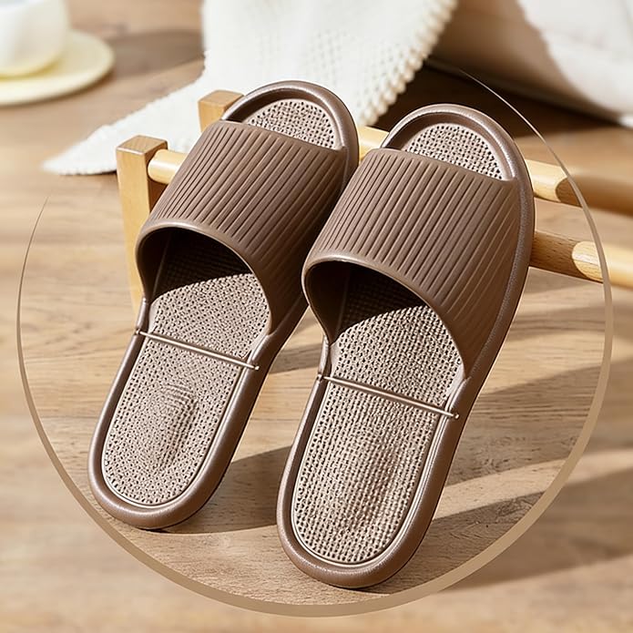 Shower Shoes Travel Foldable Portable Non Slip Slippers for Hotel Guests Swimming Spa Unisex Men Women Lightweight EVA Bathroom Slides Quick Drying Water Resistant Footwear