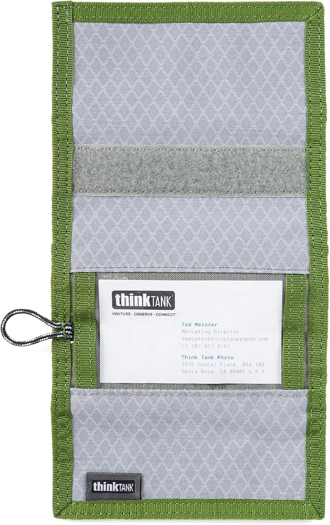 Think Tank Secure Pixel Pocket Rocket V2 Folding Wallet for Multiple Card Sizes (Highland Green)