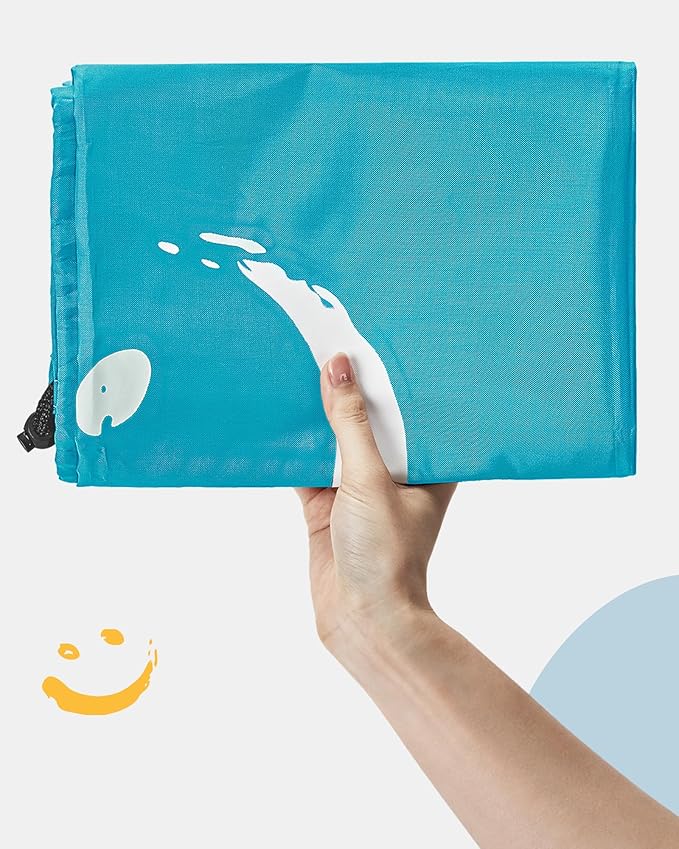HOMEST 2 Pack XL Wash Me Travel Laundry Bag, Dirty Clothes Organizer, Large Enough to Hold 4 Loads of Laundry, Easy Fit a Laundry Hamper or Basket