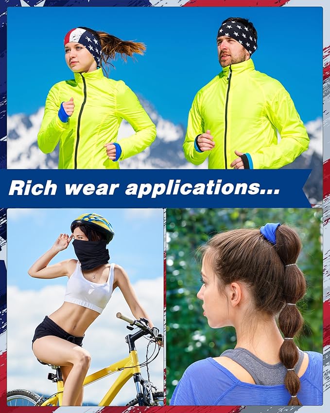 Cuffbow 12 Pack Neck Gaiters Face Mask Balaclava for Men Women Cooling Neck Gaiter Summer UV Protection Scarf