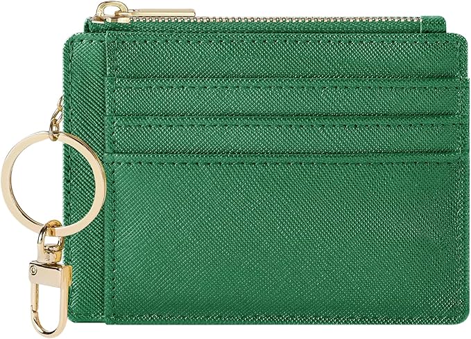 Sodsay Card Case Slim Front Pocket Wallet for Women Credit Card Holder with Keychain | Slim, Credit Card Holder, Front Pocket, with Keychain | Slim