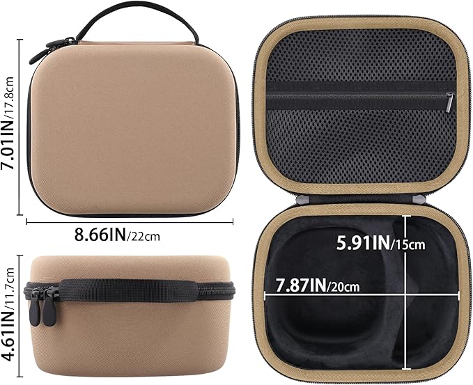 Storage Case Compatible with Walkers Razor Slim/Howard Leight Honeywell Impact Sport Electronic Ear Protection Muffs