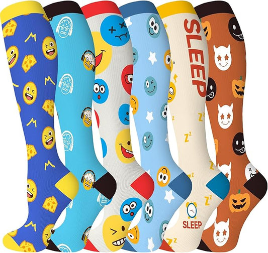 bropite Compression Socks for Women & Men Circulation-Support Knee High Socks 20-30 mmhg-Best for Running,Medical,Nurse,Travel