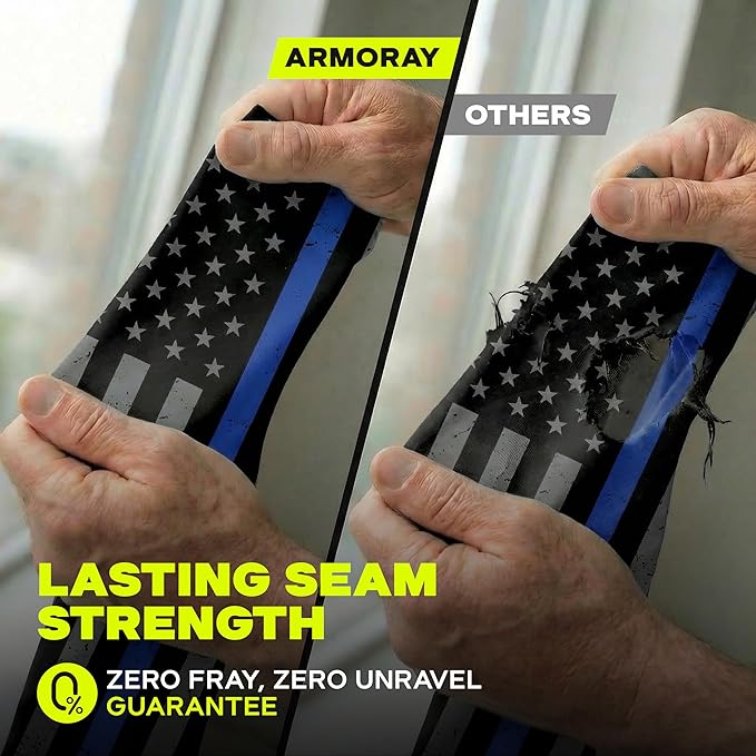 ARMORAY Arm Sleeves for Men and Women - UV Sun Protection Cooling Compression - Tattoo Cover Up Sleeve for Daily Wear & Work