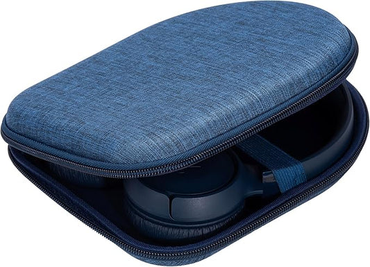 Ginsco Case Compatible with JBL Tune 510BT/520BT/500BT with Sony WH-CH520/510, Ultra-Slim Hard Shell Headphone Case for On Ear Headphones (Blue)