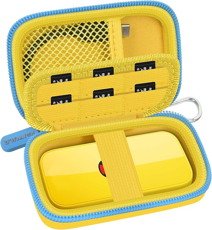 PAIYULE SSD Case for SanDisk Extreme Portable SSD Old & New Model and Extreme PRO,Hard Shell Protective Storage Bag, Fits 1TB 2TB 4TB 8TB External Solid State Drive for Travel (Yellow)