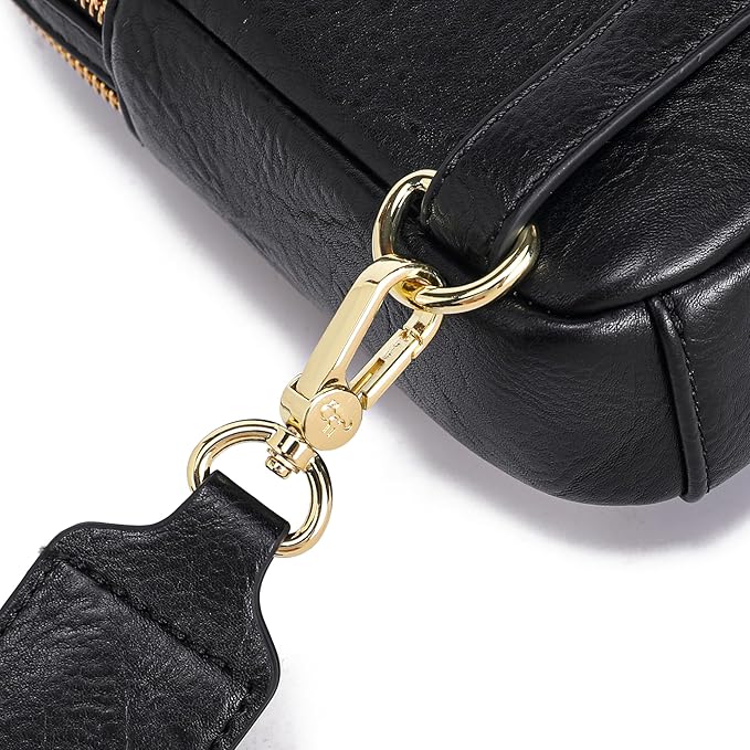 INICAT RFID Blocking Sling Bag, Anti Theft Crossbody Bag for Women Compact Travel Purses Leather