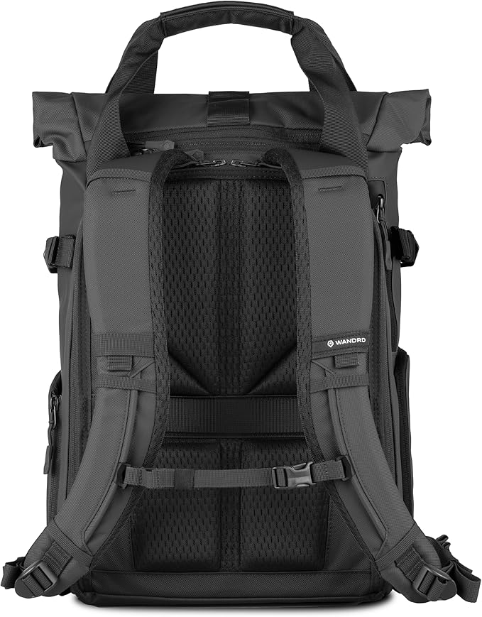 WANDRD PRVKE Rolltop 41L V4 Camera Backpack – Expandable Weatherproof Travel Bag with Laptop Sleeve and Clamshell Opening