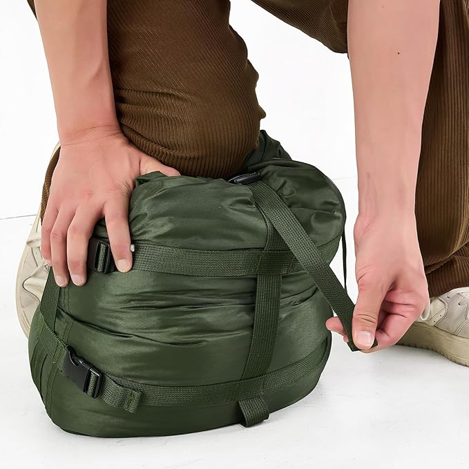 Compression Stuff Sack, 12L/24L/45L Sleeping Bag Cover Sack Sleeping Bags Storage Stuff Sack Organizer - Great Sleeping Bags Clothes Camping Hiking Backpacking