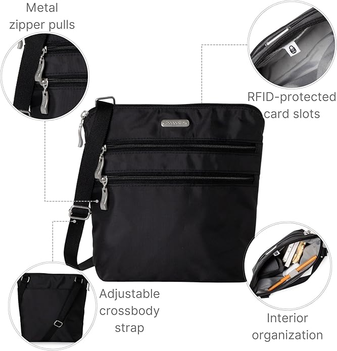 Baggallini Women's Essential Crossbody Bags