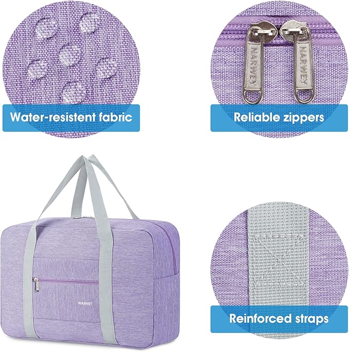 For Spirit Airlines Personal Item Bag Foldable Travel Duffel Bag Tote Carry on Luggage Duffle Overnight for Women and Men