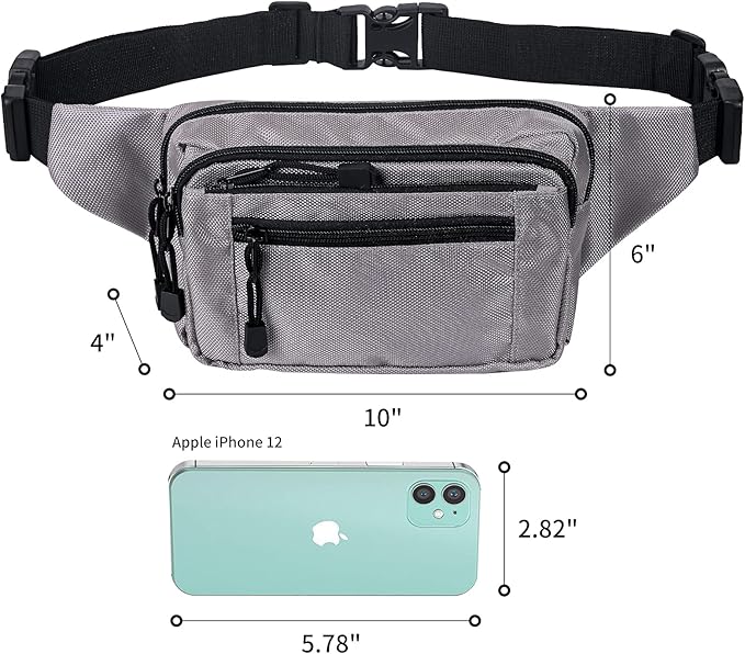 Fanny Pack for Women for Work,Multi-purpose Waist Bag for Travel & Sporting Event